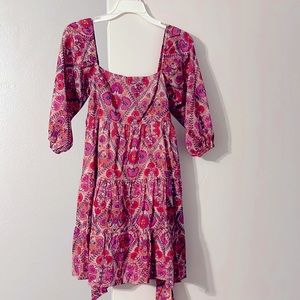 Karlie multicolored mini dress